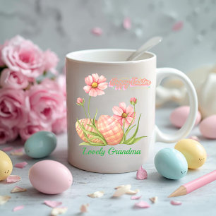 Mug personnalisé œuf de Pâques aquarelle