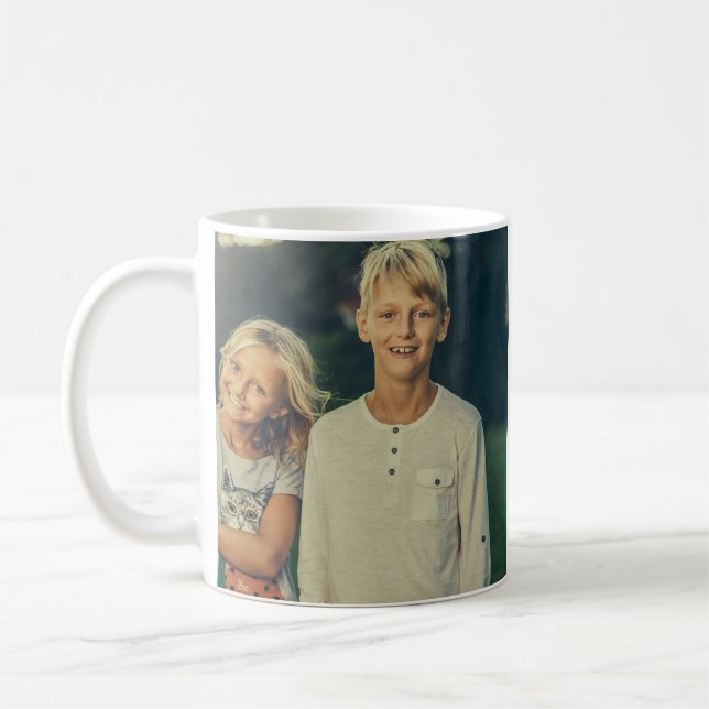 Mug Personnalisé Personnalisé 2 Photo double face (Gauche)