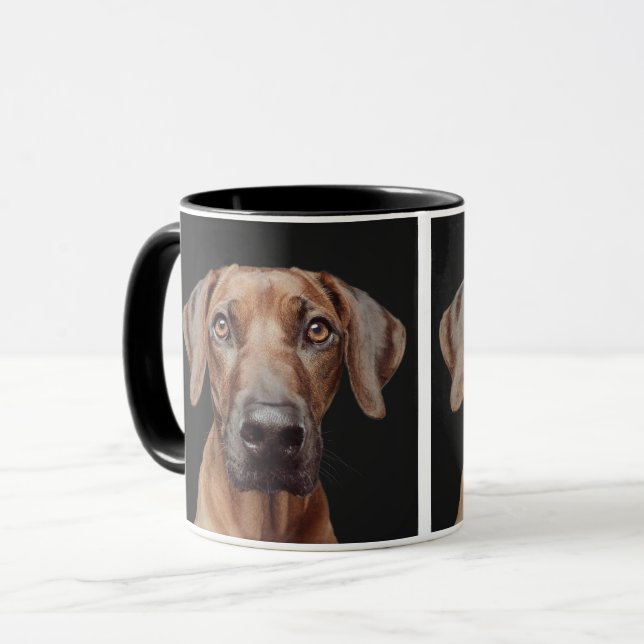 Mug Personnalisé Pet Mémorial 3 Photo En Mémoire D'Amo (Devant gauche)