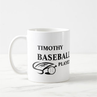 Mug personnalisé pour amateur de baseball
