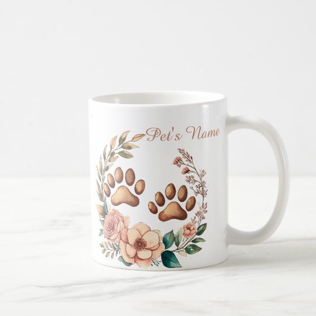 Mug personnalisé pour animaux de compagnie - Chien (Droite)