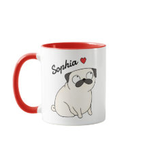 Mug personnalisé pour Carlin, tumbler personnalisé