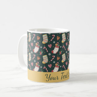Mug personnalisé pour les biscuits et les chausset