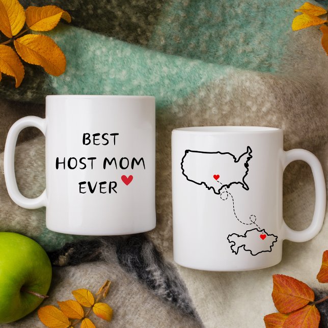 Mug personnalisé pour maman hôte - Meilleure maman (Créateur téléchargé)