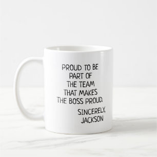 Mug Personnalisé pour rendre le patron fier