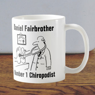 Mug personnalisé pour un chiropodiste
