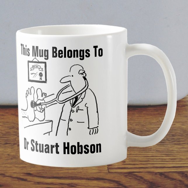 Mug personnalisé pour un médecin (Créateur téléchargé)
