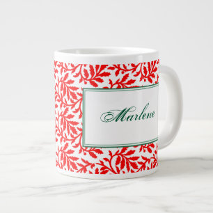 Mug personnalisé rouge ivoire