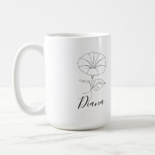 Mug Personnalisé Septembre Matin Gloire Cadeau Fleur d