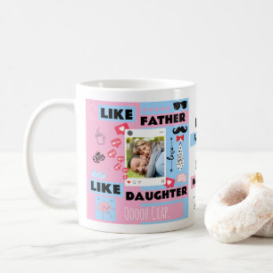 Mug Personnalisé "Tel Père Telle Fille, Oh Mon Dieu"