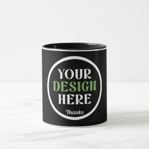 Mug personnalisé, unique, élégant et minimaliste