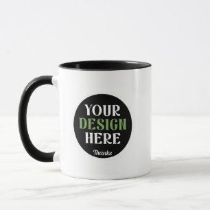 Mug personnalisé, unique, élégant et minimaliste kiss