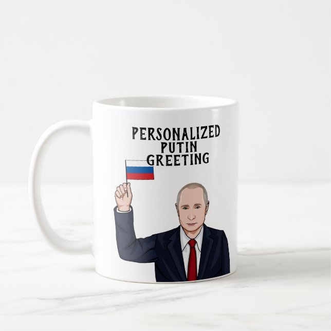 MUG PERSONNALISÉ VLADIMIR POUTINE (Gauche)