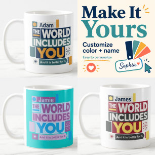 Mug Personnalisé Vous Comptez Encouragement