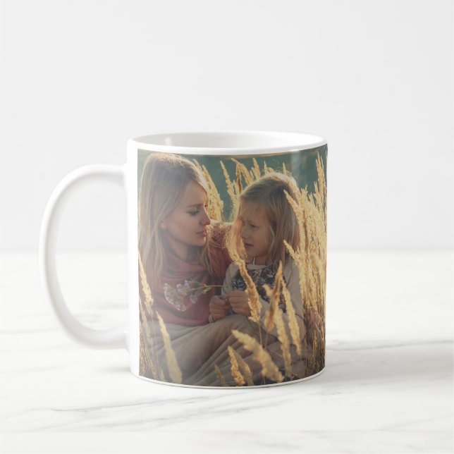 Mug personnaliser ajouter votre photo noël eau personn (Gauche)