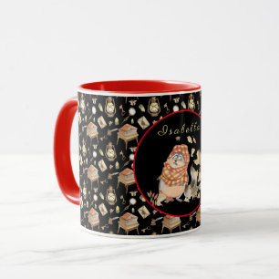 Mug Personnaliser Automne Raccoon Texte et couleur