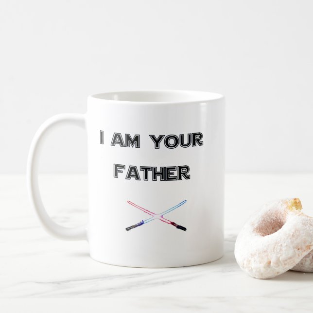 Mug Personnaliser je suis votre père Éclaircteurs (Avec donut)