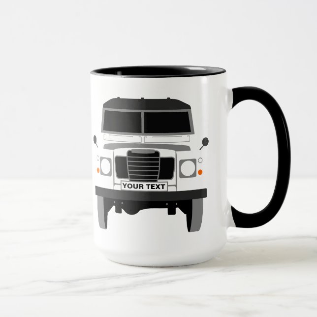 Mug Personnaliser la musique classique Mk3 Land Rover (Droite)