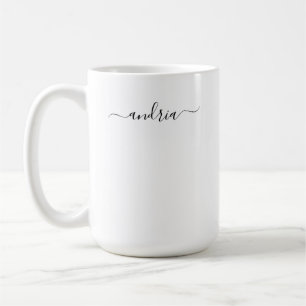 Mug Personnaliser le nom dans le script noir