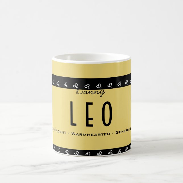 Mug Personnaliser le Zodiac d'anniversaire de la coule (Centre)