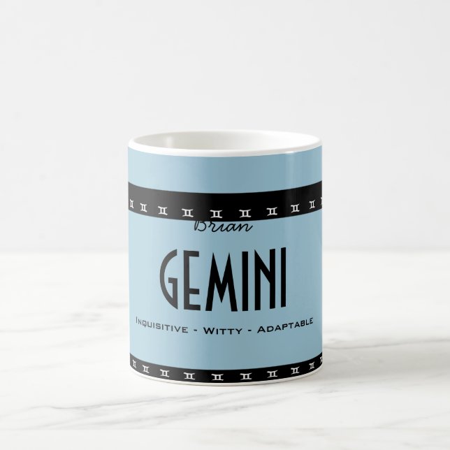 Mug Personnaliser le Zodiac d'anniversaire de la GEMIN (Centre)