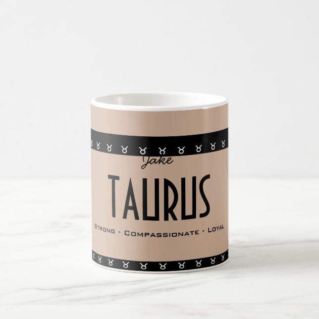 Mug Personnaliser le Zodiac d'anniversaire de Name-Col (Centre)