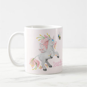 Mug Personnaliser les meilleurs amis Fleur rose Unicor
