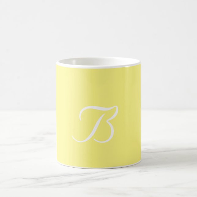 Mug Personnaliser l'étiquette d'adresse de retour Mono (Centre)