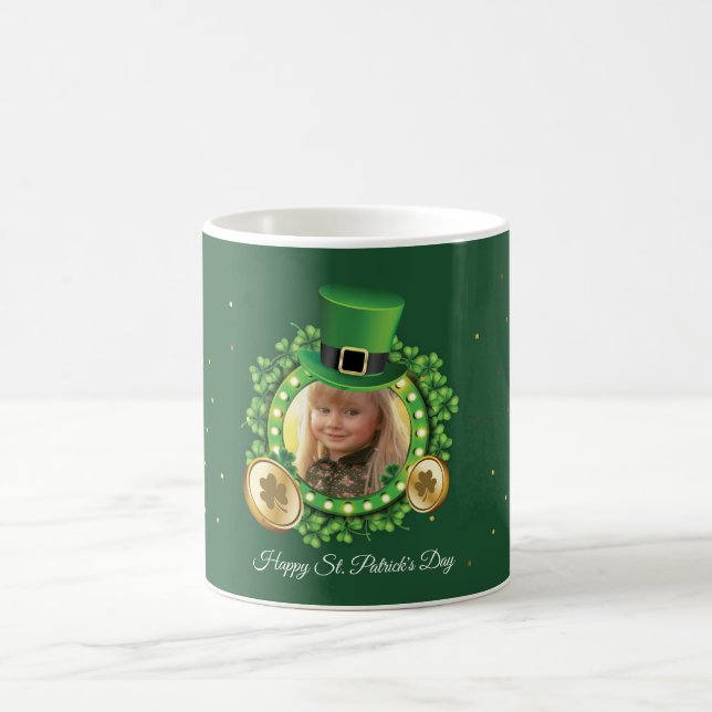 Mug Personnaliser Nom Et Photo St. Patrick's Day Green (Centre)