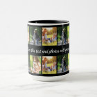 Personnaliser photo collage et texte géant café mu