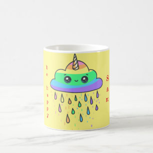 Mug Personnaliser Rainbow Cloud Unicorn