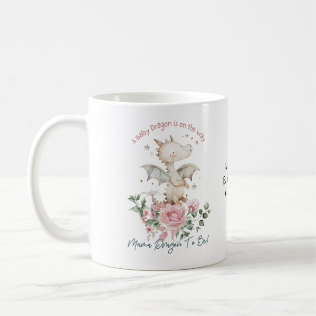 Mug Personnaliser Un Dragon Bébé est sur le chemin de  (Gauche)