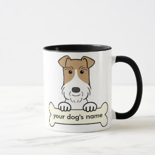 Mug Personnalisez Fox Terrier de fil