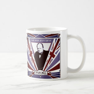 Mug Personnalisez l'art déco Union Jack de Winston