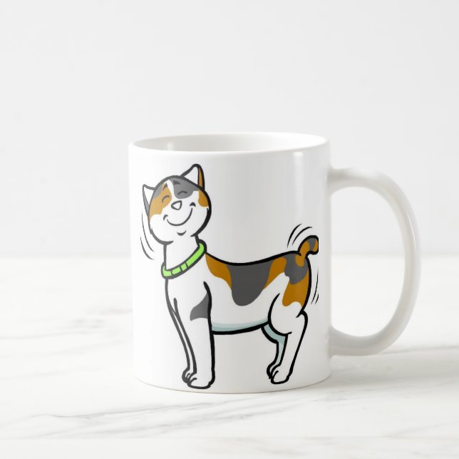 Mug PERSONNALISEZ le JOUR de MÈRE mignon de chat (Droite)