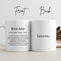 Personnalisez le meilleur mentor jamais cadeau Mer