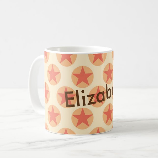 Mug Personnalisez le Motif Red Star par storeman (Devant gauche)
