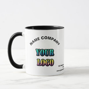 Mug Personnalisez votre logo nom d'espace de texte soc