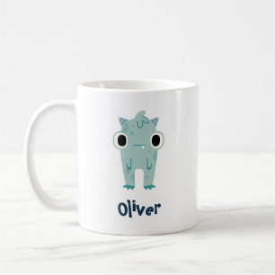 Mug Personnalisez votre nom avec un mignon monstre
