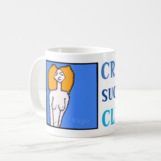 Mug Personnalité des signes Zodiac personnalisable Vir (Devant gauche)