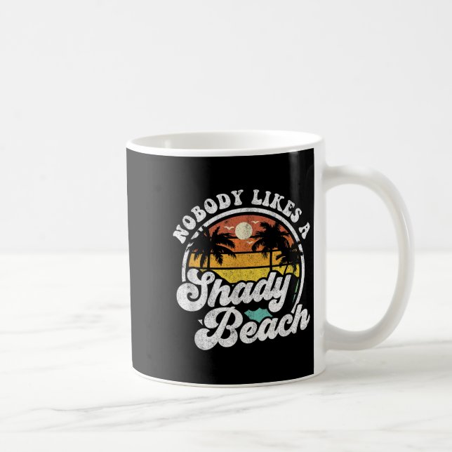 Mug Personne N'Aime Une Plage Ombragée Drôle Retro les (Droite)