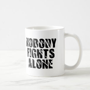 Mug Personne ne combat seul - Équipe de balises