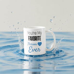 Mug Personne préférée personnalisée à jamais
