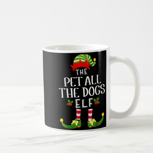 Mug Pet All The Dogs Christmas Elf Matching Pajama X-m (Droite)