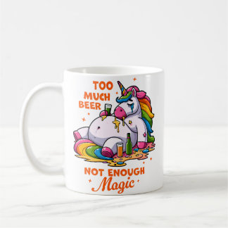 Mug Pet de licorne drôle Magie de licorne Pas assez de
