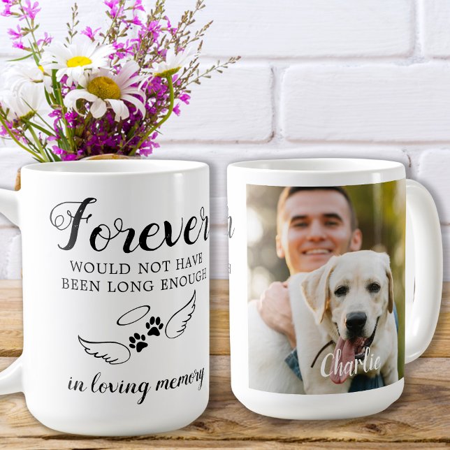 Mug Pet Memorial Chien perte de mémoire d'amour Photo  (Créateur téléchargé)