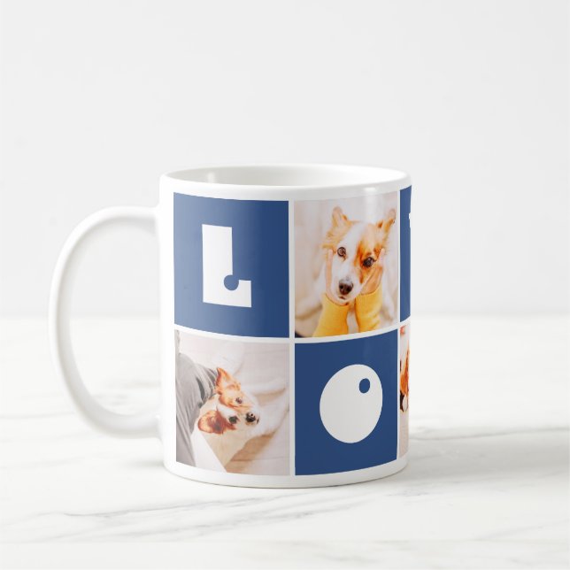 Mug Pet Memorial moderne souvenir Photos Keepsaké (Gauche)