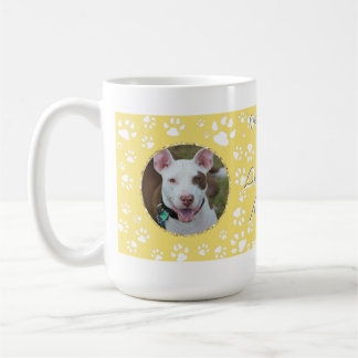 Mug Pet Memorial Your Dog Photos Jaune