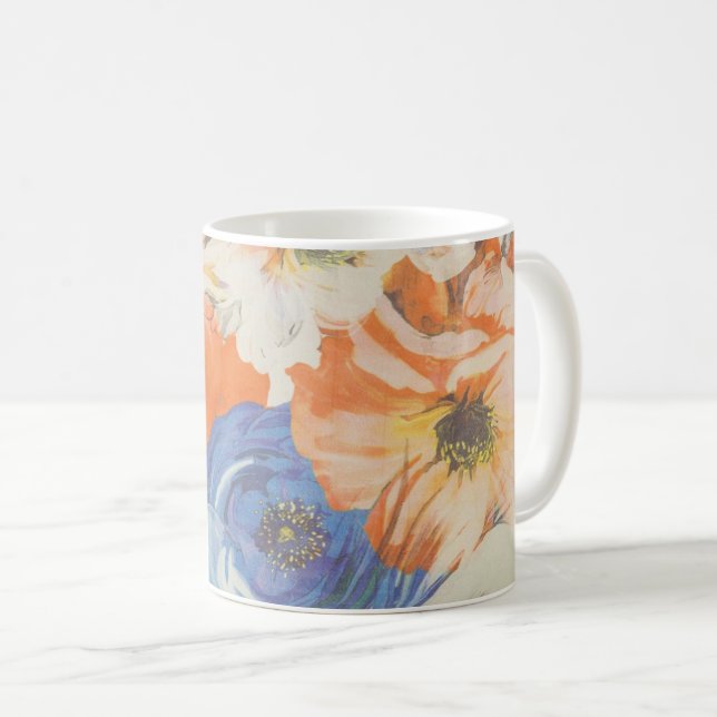 Mug Pétales de fleurs - Art floral (Devant droit)
