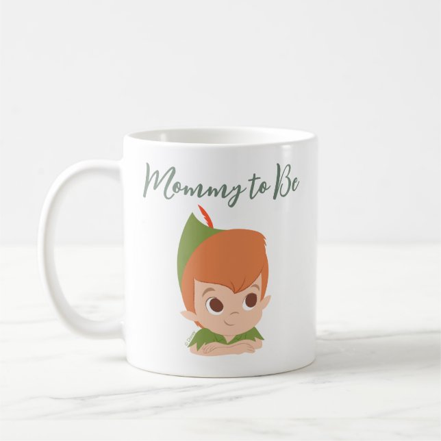Mug Peter Pan | Baby shower maman doit être (Gauche)